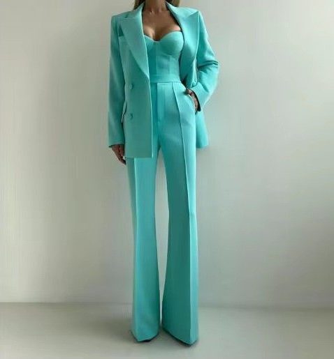 Flared Broekpak met Hoge Taille voor Dames