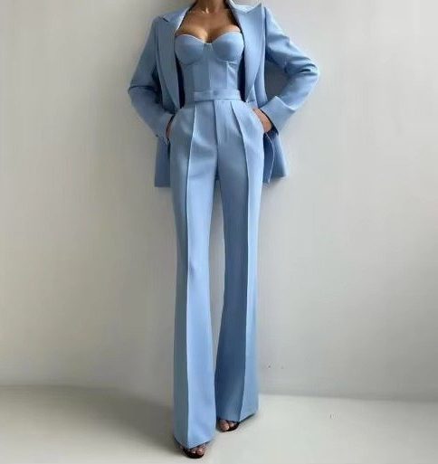 Flared Broekpak met Hoge Taille voor Dames