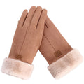Fluffy Gevoerde Touchscreen Handschoenen voor Dames - View 6