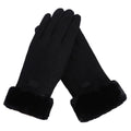 Fluffy Gevoerde Touchscreen Handschoenen voor Dames - View 13