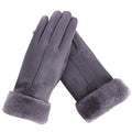Fluffy Gevoerde Touchscreen Handschoenen voor Dames - View 3