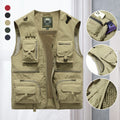 Ethan | Multi-Pocket Mouwloze Zomerjas voor Heren