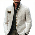 Gebreide Cardigan met Knoopsluiting voor Heren - View 2