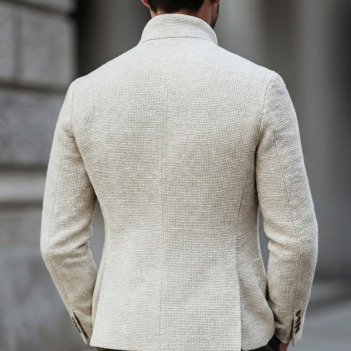 Gebreide Cardigan met Knoopsluiting voor Heren - View 4