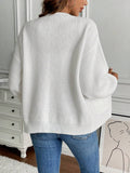 Gebreide Cardigan met Lange Mouwen en Steekzakken voor Dames - View 12
