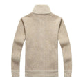 Gebreide Cardigan met Opstaande Kraag voor Heren - View 3