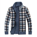 Gebreide Cardigan met Opstaande Kraag voor Heren - View 9