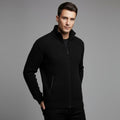 Gebreide Cardigan met Opstaande Kraag voor Heren - View 10