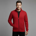 Gebreide Cardigan met Opstaande Kraag voor Heren - View 12