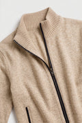 Gebreide Cardigan met Ritssluiting voor Heren - View 3