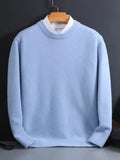 Gebreide Cashmere Trui met Ronde Hals voor Heren - View 3