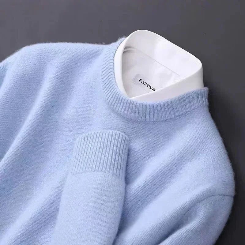 Gebreide Cashmere Trui met Ronde Hals voor Heren - View 5