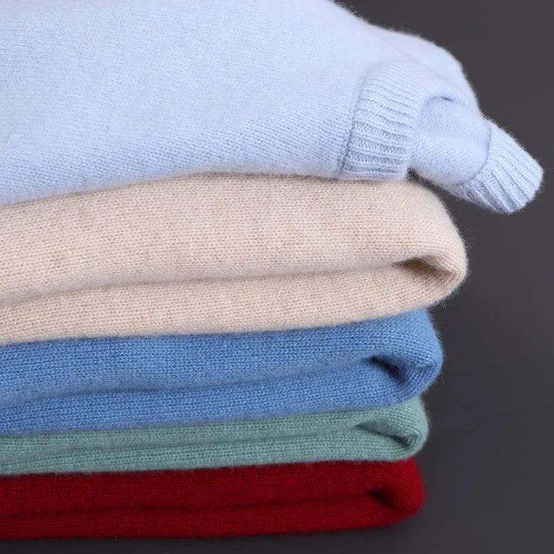 Gebreide Cashmere Trui met Ronde Hals voor Heren - View 7