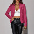 Gebreide Glitter Blazer met Reverskraag voor Dames - View 4