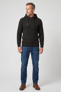 Gebreide Hoodie met Golfpatroon voor Heren - View 2