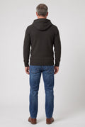 Gebreide Hoodie met Golfpatroon voor Heren - View 3