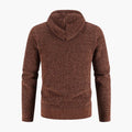 Gebreide Hoodie met Ritssluiting en Lange Mouwen voor Heren - View 6