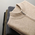 Gebreide Kasjmier Cardigan met Ritssluiting voor Heren - View 7