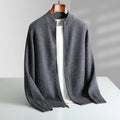 Gebreide Kasjmier Cardigan met Ritssluiting voor Heren - View 5