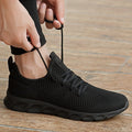 Gebreide Loopschoenen met Veters voor Heren - View 34