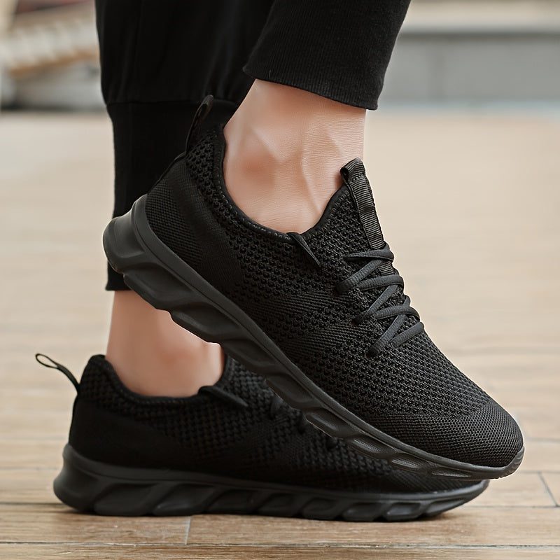 Gebreide Loopschoenen met Veters voor Heren - View 45
