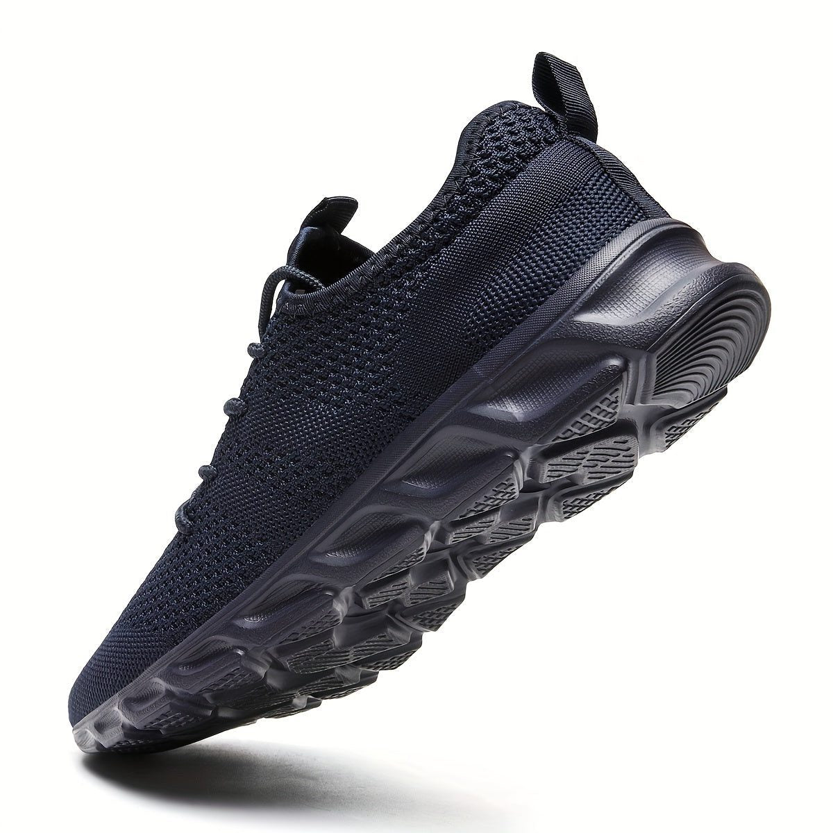 Gebreide Loopschoenen met Veters voor Heren - View 2