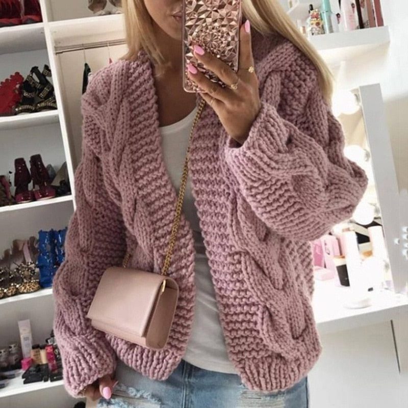 Gebreide Oversized Cardigan voor Dames