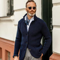 Gebreide Trui Cardigan met Knoopsluiting voor Heren - View 3