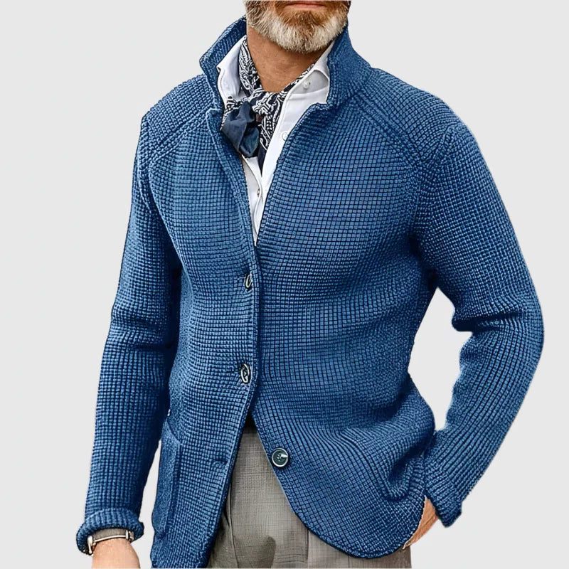 Gebreide Trui Cardigan met Knoopsluiting voor Heren - View 8