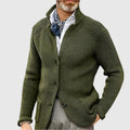 Gebreide Trui Cardigan met Knoopsluiting voor Heren - Mousse