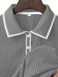 Geribde Poloshirt met Korte Mouwen voor Heren - View 20
