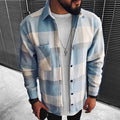Geruite Overshirt met Opstaande Kraag voor Heren - View 3