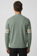 Gestreept Cardigan met Steekzakken voor Heren - View 2
