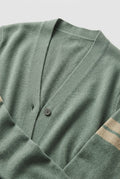 Gestreept Cardigan met Steekzakken voor Heren - View 3