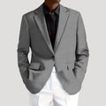 Gestructureerde Getailleerde Blazer voor Heren