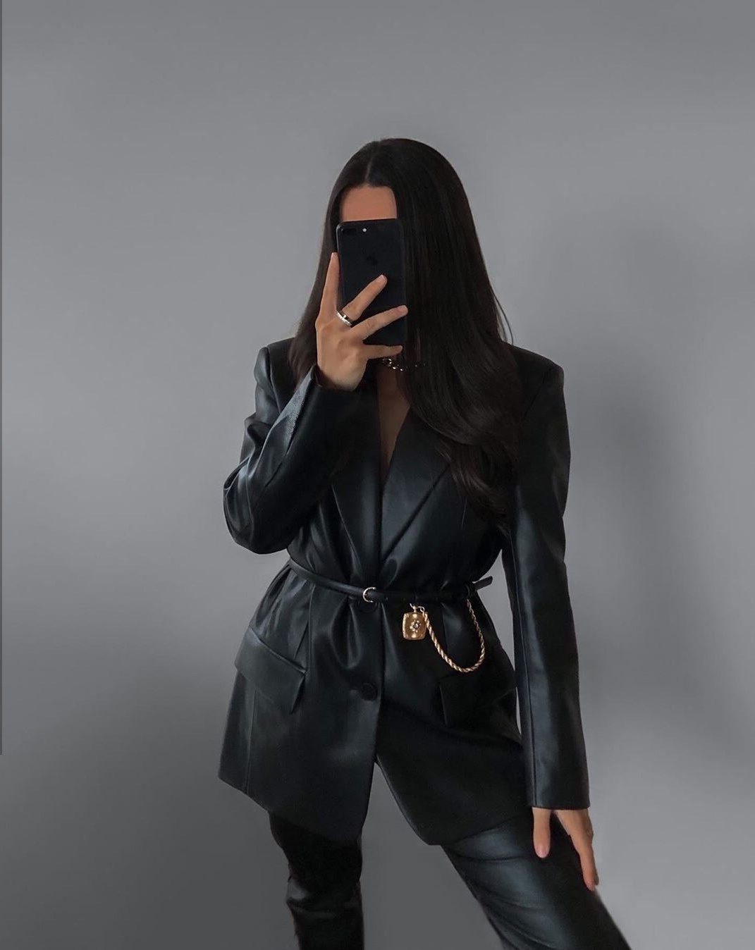 Getailleerde Lange Blazer voor Dames