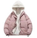 Gewatteerde Jas met Sherpa Voering voor Dames - Roze