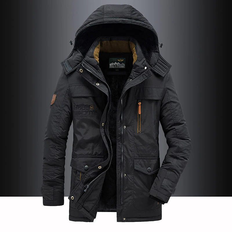 Gewatteerde Parka met Capuchon voor Heren