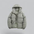 Gewatteerde Parka met Capuchon voor Heren - Grey