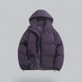Gewatteerde Parka met Capuchon voor Heren - Purple
