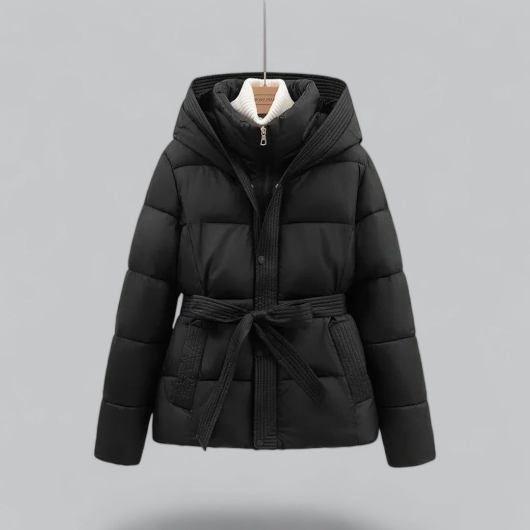 Gewatteerde Parka met Riem voor Dames