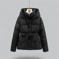 Gewatteerde Parka met Riem voor Dames