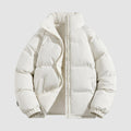Gewatteerde Pufferjack met Fleecevoering en Capuchon voor Dames - Beige