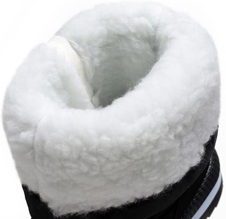 Gewatteerde Sneeuwlaarzen met Ritssluiting voor Dames - View 4