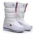 Gewatteerde Snowboots met Trekkingzool voor Dames - Wit