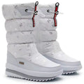 Gewatteerde Snowboots met Trekkingzool voor Dames - Wit – Sneeuw