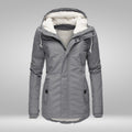 Gewatteerde Winterjas met Sherpa Capuchon voor Dames