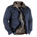 Gewatteerde Winterjas met Fleece Kraag voor Heren