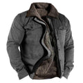 Gewatteerde Winterjas met Fleece Kraag voor Heren - View 2