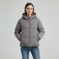 Gewatteerde Winterjas met Ritssluiting voor Dames - View 20